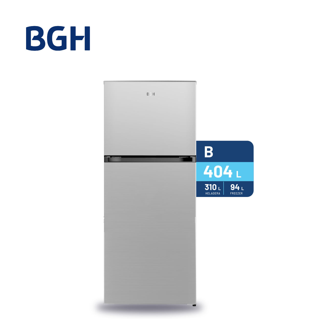Heladera BGH No Frost Inverter Inox 404L Heladera BGH No Frost Inverter Inox 404 Litros